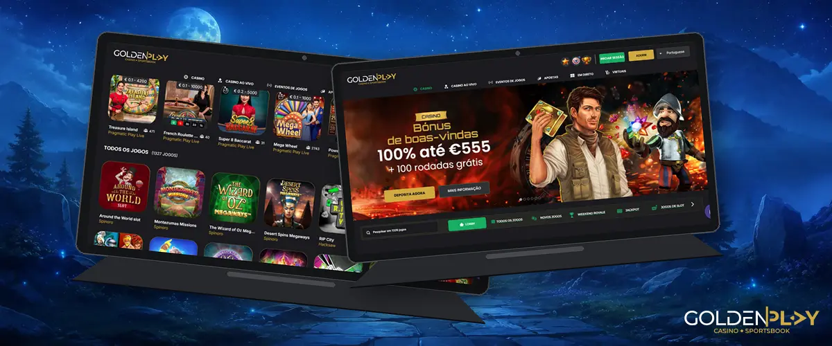 Registo e Login no Golden Play